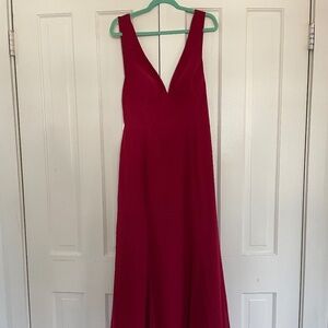 Azazie Red Maxi Dress